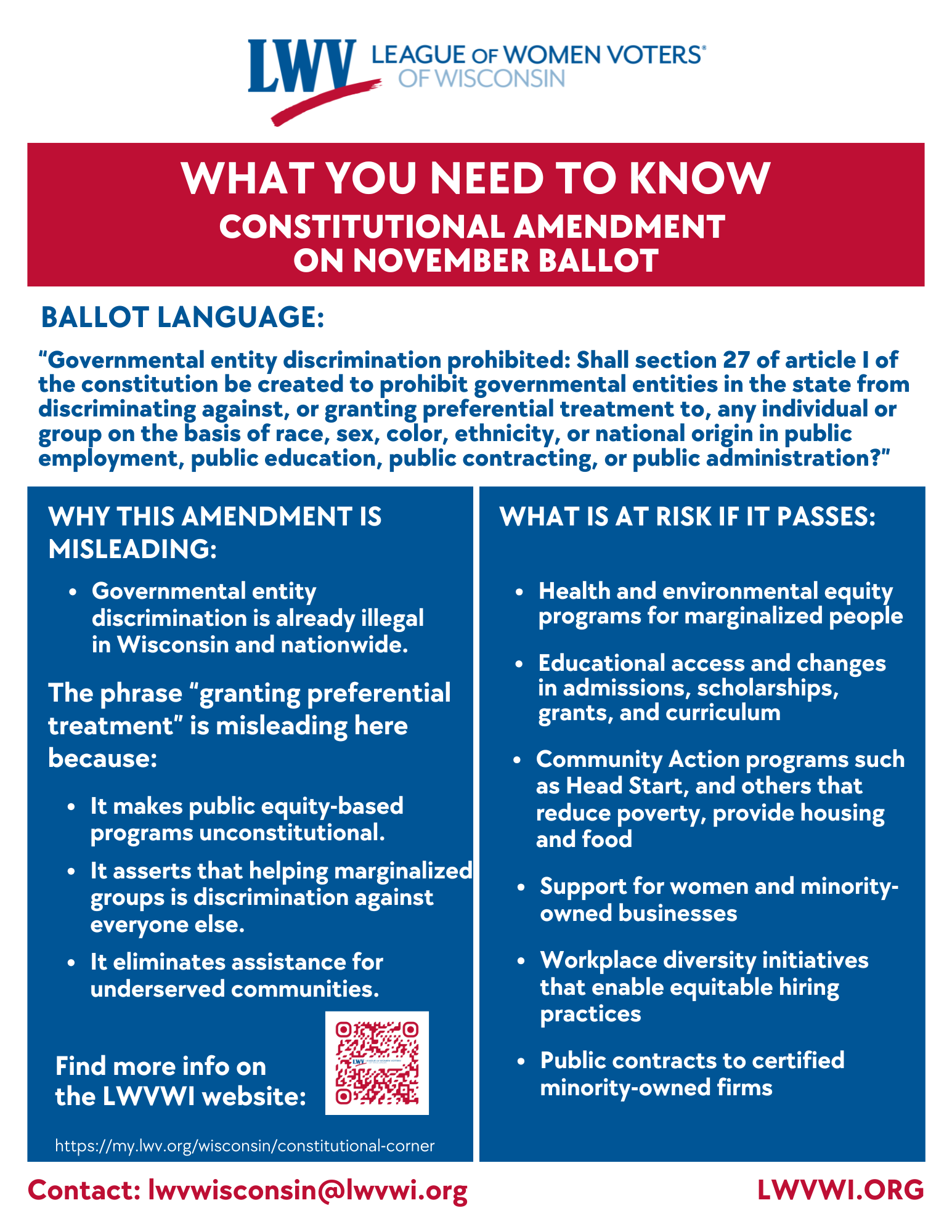 Nov 3 Election – Constitutional Amendments and Voting information